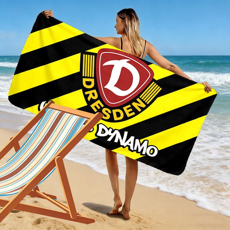 SGD FC Print Beach Towel, Large Soft Quick Dry Towel for Beach Camping Swimming