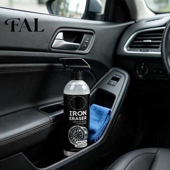 Car Surface Rust Treatment Iron Remover Spray for Wheels, Fast Acting And Stain Metal Brake Dust Cleaner, Fallout Auto Paint Hardware