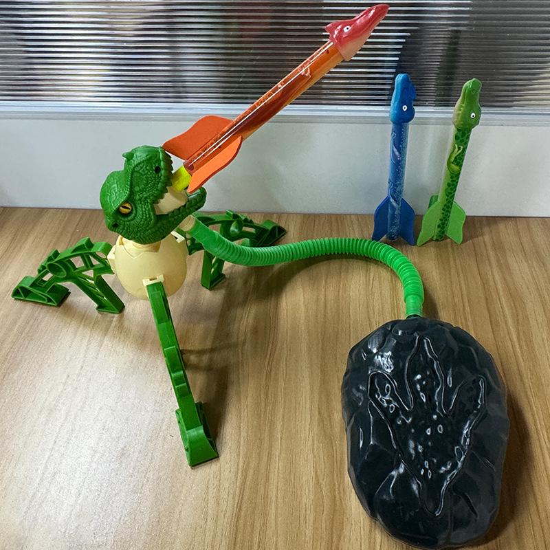 Kids' Outdoor Luminous Skyrocket Toy - Foot-Powered Rocket Launcher for Parent-Child Fun