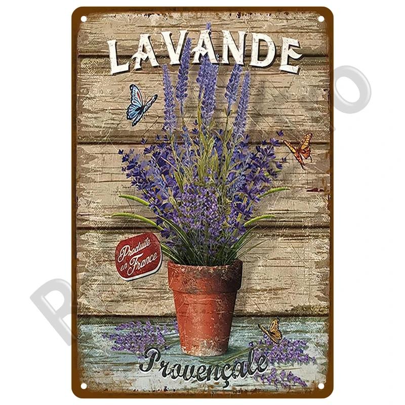 Metal Sign For Bar Home Wall Decor Art Tin Signs Flower Poster Gift Birds Vintage Metal Plaque Plates Decor Garden Flower Rules