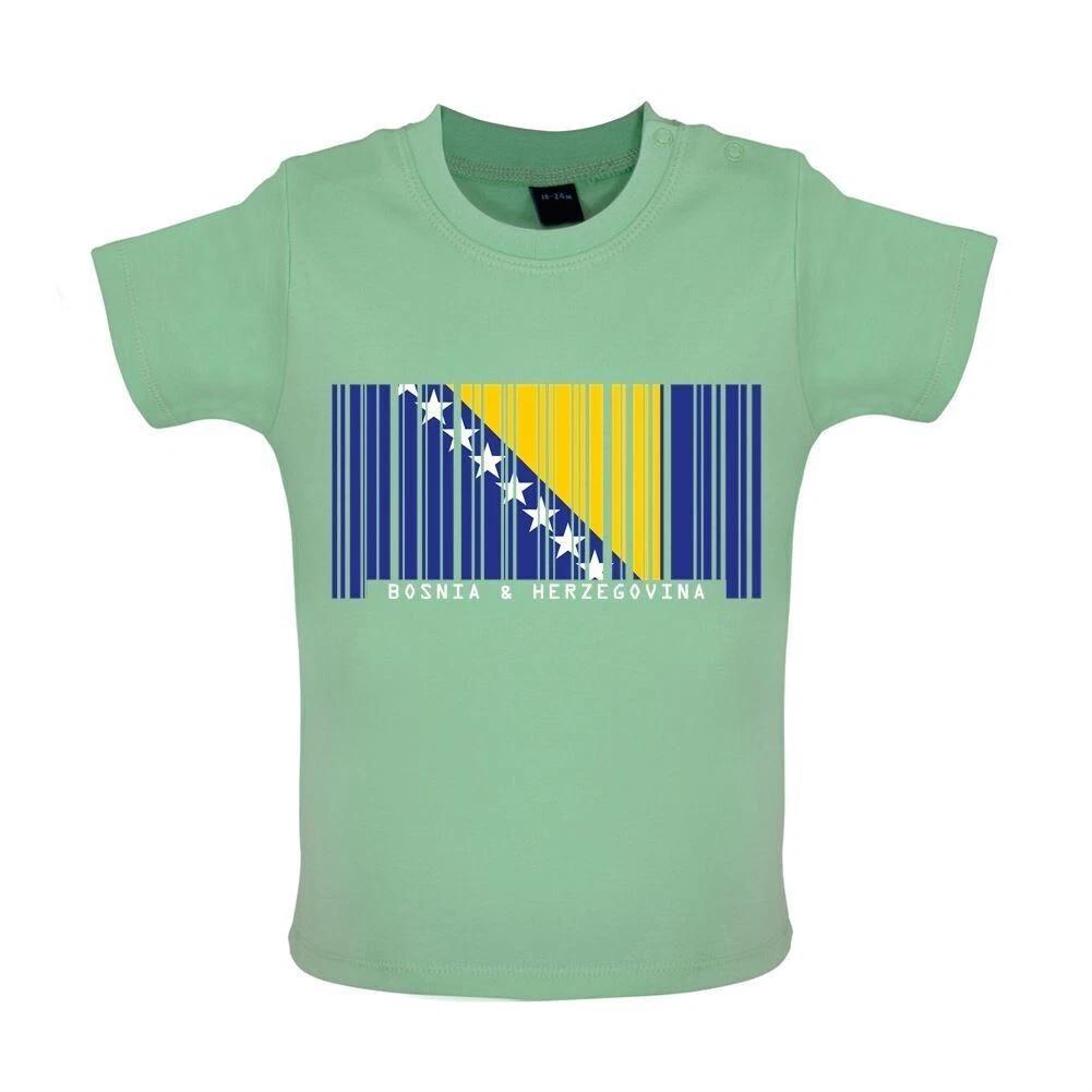 Bosnia and Herzegovina flag - Kids T-Shirt Tees Top - Balkans Sarajevo country 100