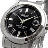 Seiko Watch Seiko Selection Men's Solar Radio SBTM191 Silver/Black