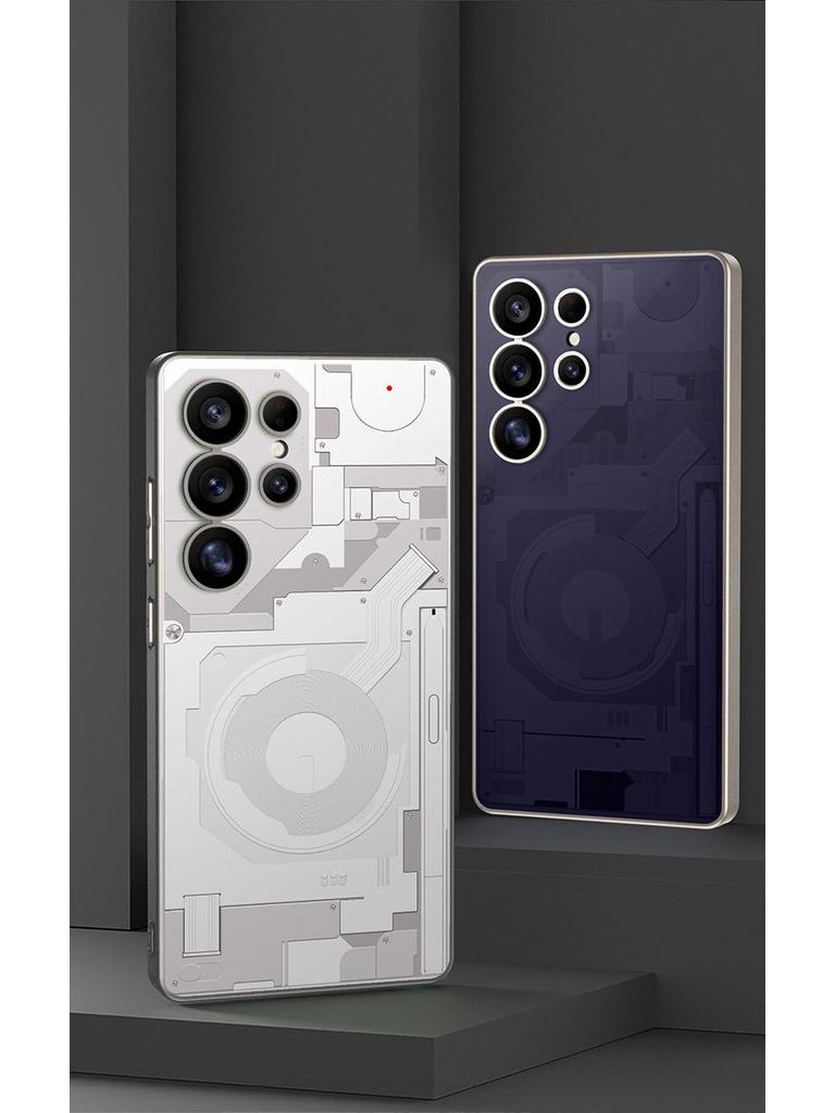 Samsung S25 Ultra Circuit Board Matte Protective Phone Case