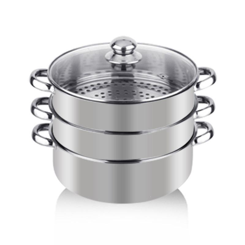 Stainless Steel Multi-Layer Steamer Pot with