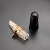 Alto Saxophone Plastic Mouthpiece Kit Includes Plastic Cap Metal Buckle Reed Pads Musical Instrument Replacement Parts