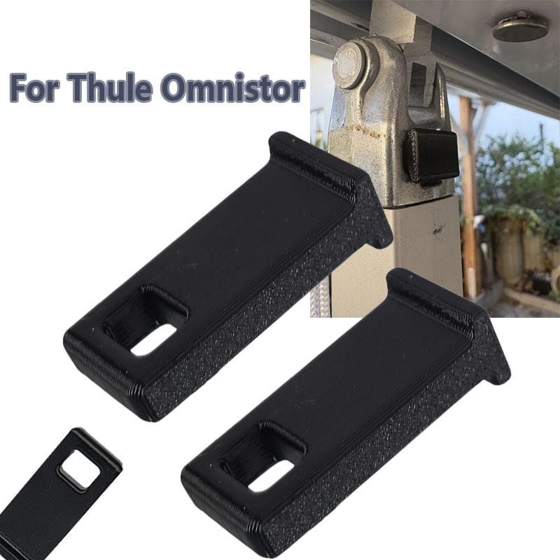 2 Pezzi Ganci con Cinghia Antivento per Tettoia per Thule Omnistor, Accessori per Caravan, Camper, Semplicemente Inserire