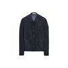 Ss22 Metallic Nylon Shirt Jacket Men Jacket Dark-Blue 761512321-V0020