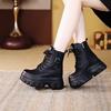 New Style High-heeled Thick-soled Boots, Winter and Autumn Padded Shoes, Short Boots for Women