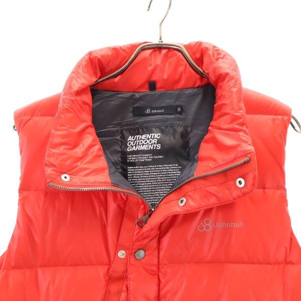 unused Johnbull Denier Nylon Loom Down vest M Red PERMAWARM Men's Used