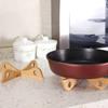 Cteative Home Detachable Bamboo Cross Holder Pot Trivet Pan Stand Cooling Rack Placemat