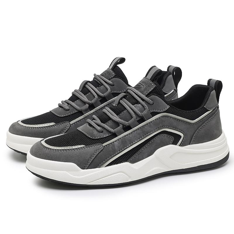 Autumn New Men's Board Shoes Skate Shoes, Casual Shoes Boost Shock Soft Soled Lightweight and Comfortable Simple Sneakers