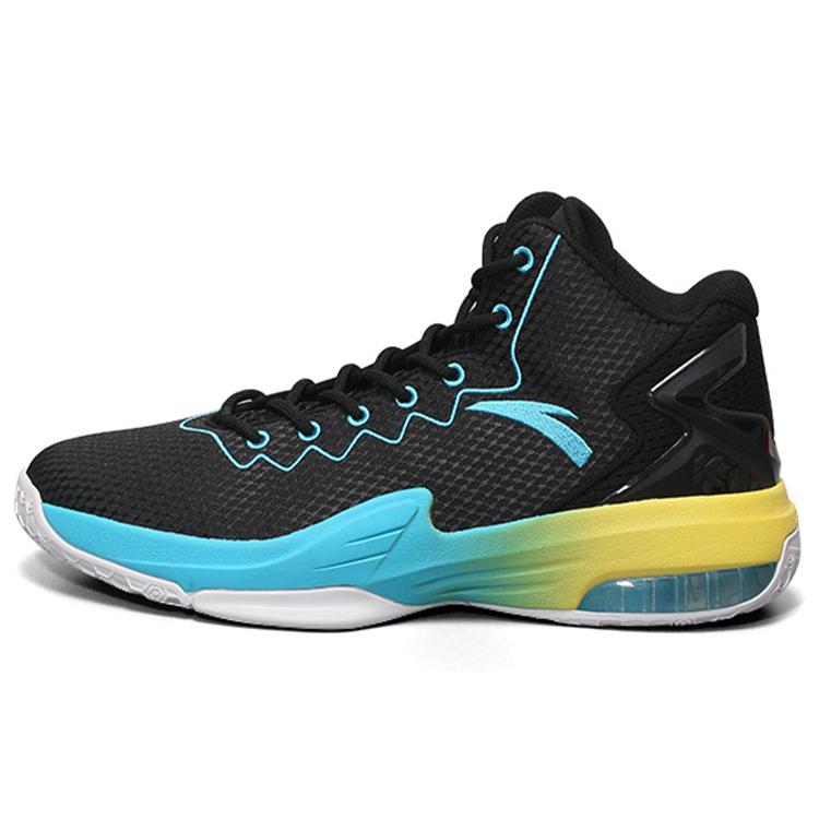 Anta KT3 Mid top Basketball Shoes Men's Black Gold 11741105-12