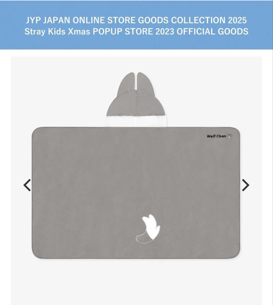 [USED] straykids SKZOO Blanket Bang Chan Wolfchan