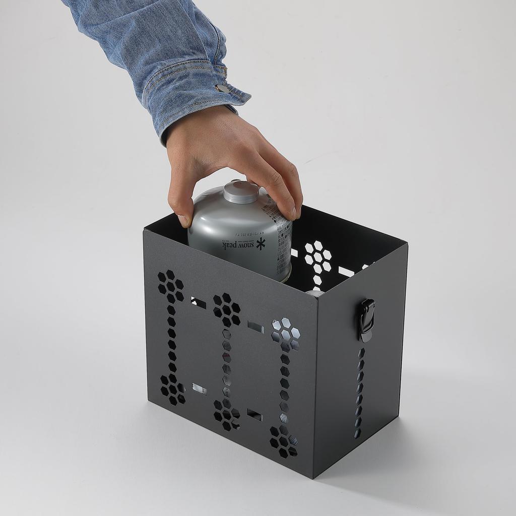 CAMPING MOON CB Can 6-Can Cartridge Box Carry Box Steel BKC63