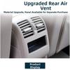 Interior Vent Trim Rear Air Vent Panel ABS PC Composite Factory-like Appearance Lightweight 197.7g Rear Vent Replacement