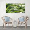 Three Piece Picture Canvas Print Green Leaves