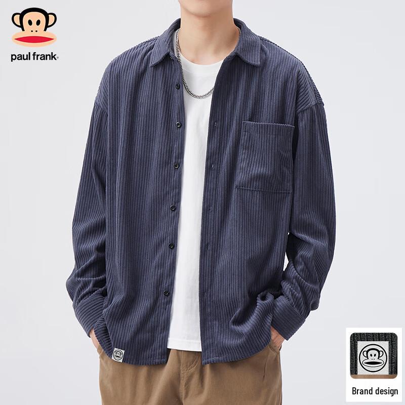 Paul Frank Men's Casual American Style Long-Sleeve Shirt