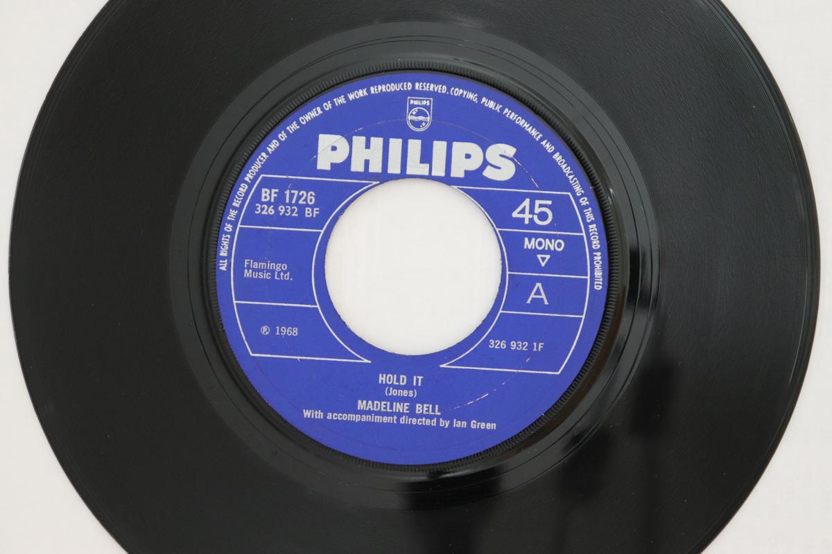 

7inch Record MADELINE BELL - Hold It BF1726 Philips 1968 UK Soul/Funk Used