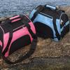Trasportino Portatile Pieghevole per Cani e Gatti a 4 Colori con Rete Traspirante Gabbia da Viaggio Borsa Tote a Tracolla