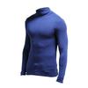 Men's High-Neck Warm Base Layer: Autumn/Winter, Long-Sleeve, Slim Fit, Solid Color