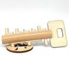 Children's Intelligence Education Puzzle Toys Adult DIY Wooden Unlocking Toys Puzzle Key Classical Fun Lock Stress Relief Game
