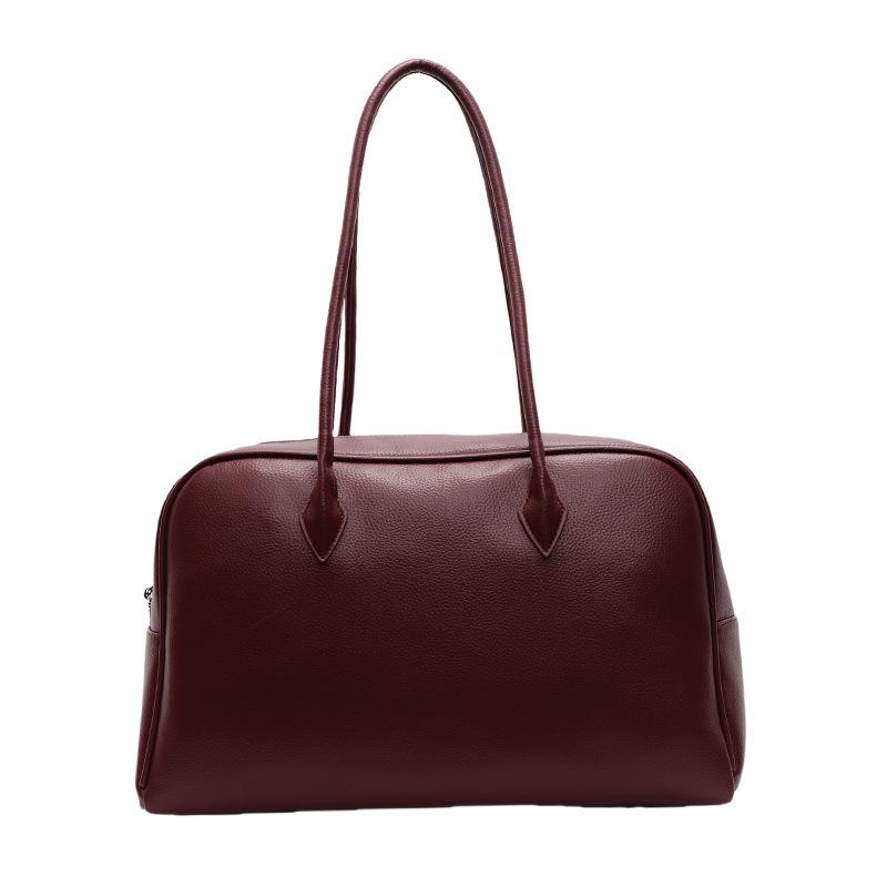 Soft Luxury Bowling Shoulder Bag Fashi Simple Brand Large Capacity Brand Tote Bag High-end Versatile New Commuter Underarm Bag