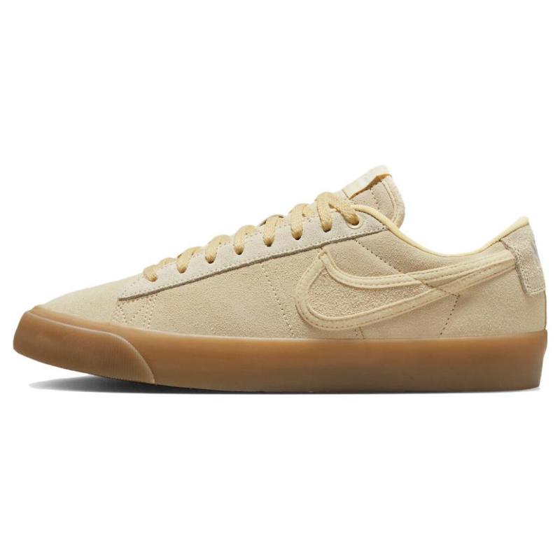 Nike Sb Blazer Low Pro Gt Pale Vanilla Gum Skateboard Shoes FN7404-200