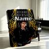 Custom Name Personalized American singer Print Blanket, Home Decor, Bedroom, Sofa, Camping, Couch, Gifts for Birthday Christmas
