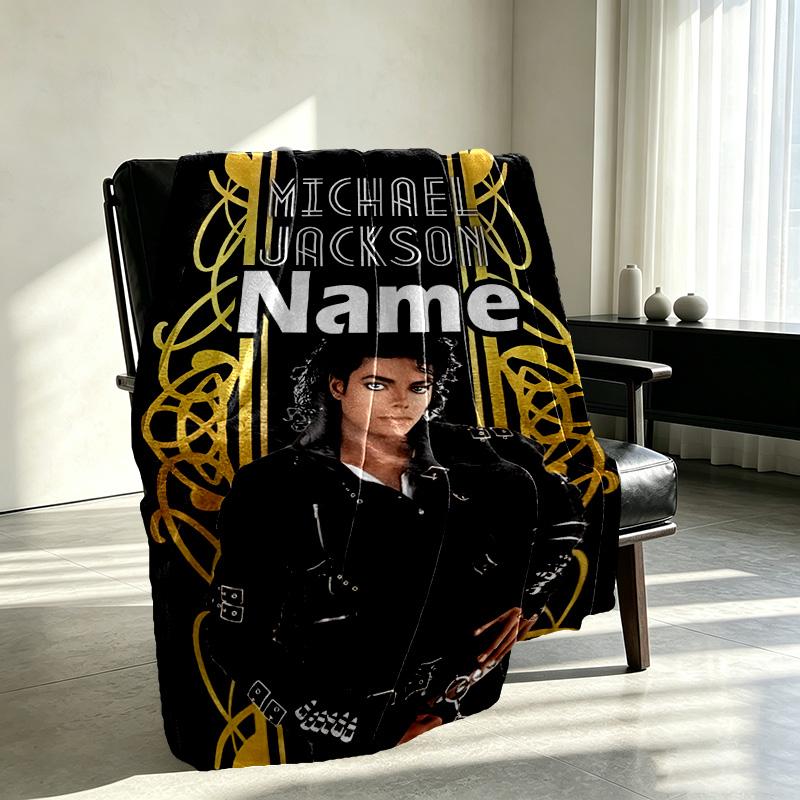 Custom Name Personalized American singer Print Blanket, Home Decor, Bedroom, Sofa, Camping, Couch, Gifts for Birthday Christmas
