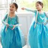 Elsa Princess Gown Set for Kids - Frozen-themed Dress
