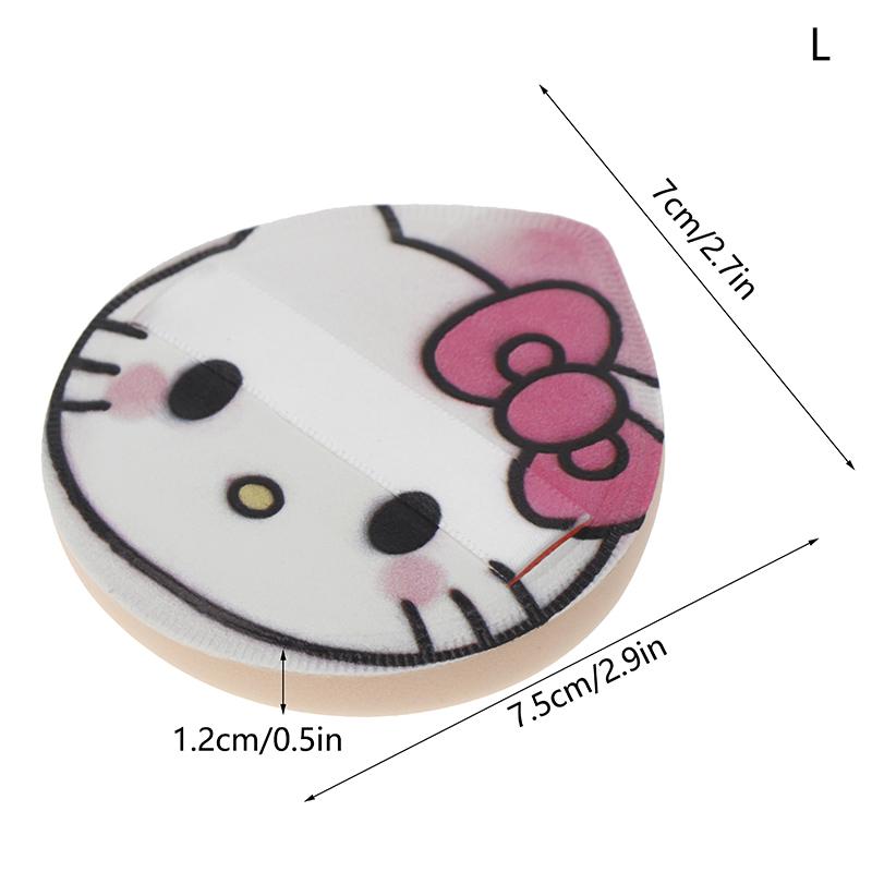 Sanrio Губка-пуф для макияжа Hello Kitty Консилер для макияжа Супермягкий Эластичный Хлопок Основа под макияж Лица Пуф для макияжа Косметический Пуф Инструменты для красоты