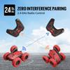 RC Stunt Car Toy Gift, 4WD Remote Control Car with 2 Sided 360 Rotating Rc Car for Kids