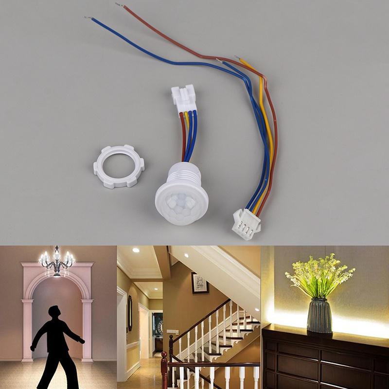 110V 220V Home Indoor Outdoor Infrared Light Motion Sensor Time Delay Home Lighting Pir Switch Led Sensitive Night Lamp