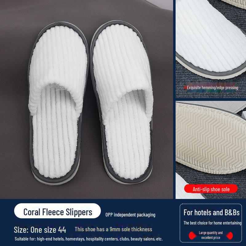 Dicke rutschfeste Winterpantoffeln für Hotels und Pensionen – Ideal zum Baden