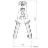 ENGINEER with Automatic Wire Diameter Adjustment Suitable for License Multi-Wire Stripper, Lightweight, Function, Electrician's Exams, PAW-02