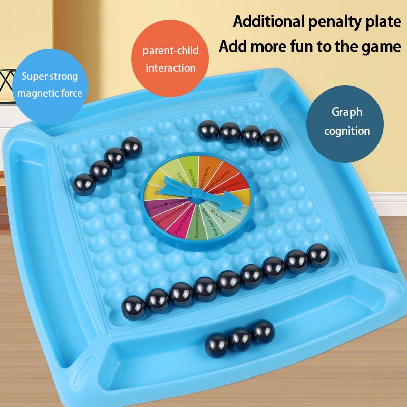 Magnetic Effect Chess Set Battle Chess Educational Checkers Game Portable Chess Board Toys Party Supplies For Family Gathering