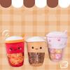 Simulation Milk Tea Cup Plush Toy Soft Cat's Claw Milkshake Pillow  Birthday