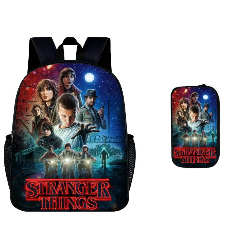 Stranger Things 5 Kinderrucksack Federmäppchen 2-teiliges Set KTB