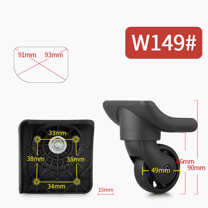 Universal Luggage Replacement Wheels - Trolley Suitcase Repair Accessories