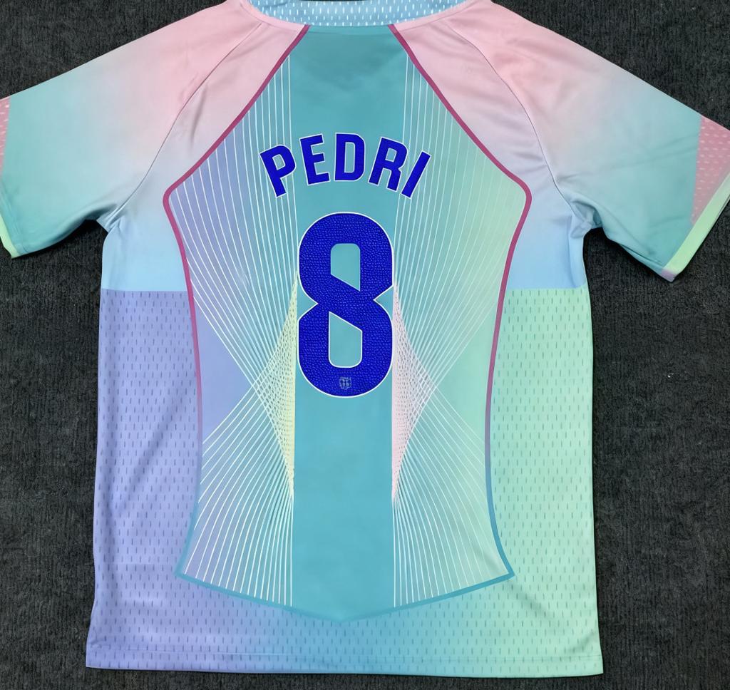 26 Real Madrid Barcelona dres č.. 10 Mbappe 14 Rashford Ne. 10 Yamal fotbalový dres