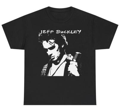 Vintage Jeff Buckley Grace Album Bavlnené Tričko s Vysokou Gramážou | Darčekové Tričko pre Fanúšika Hudby 90. rokov Unisex Tričko