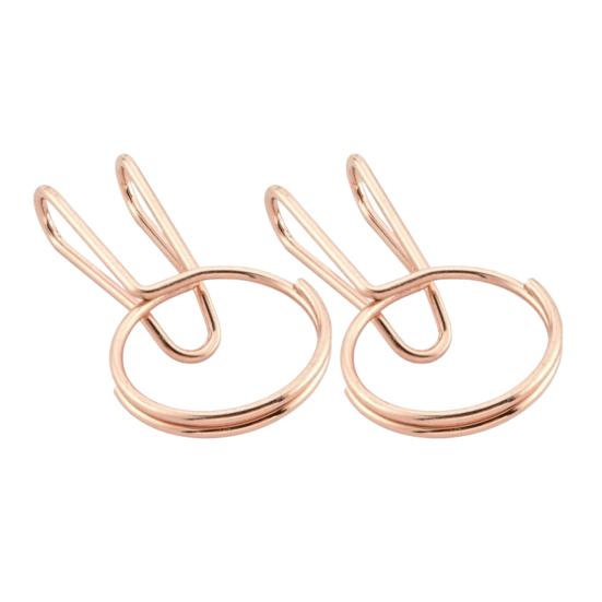 Yousheng 1/2/3/4/5Pcs Metal Key Ring Bookmark Thumb Page Holder Book Opener Keychain Bookmark Clip Lightweight Tool