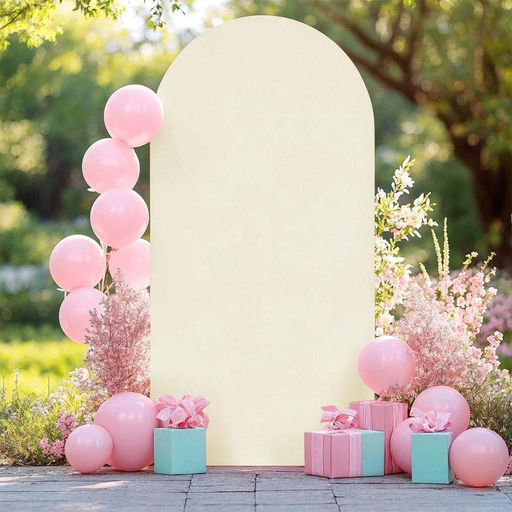 Banquets Decoration Wedding Background Cover Polyester Arch Stand Covers  Baby Shower Decorations