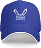 Glad Påsk Kanin Tassavtryck Basebollkeps Polyester Casual Justerbar Solskyddshatt