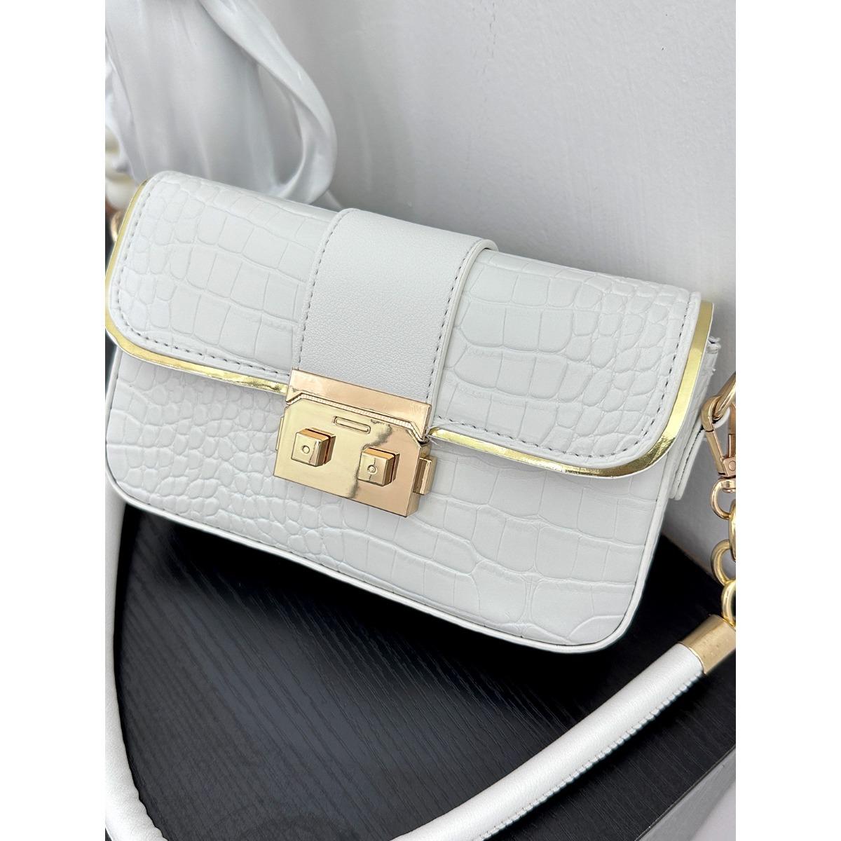 

Простая и элегантная маленькая квадратная сумка, универсальная маленькая сумка, сумка нового стиля, женская летняя сумка на одно плечо с цепочкой