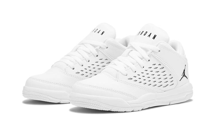 Jordan Flight Origin 4 Low Top Children's Basketball Shoes White Children Aged 3 7 Years Old 921197-100
