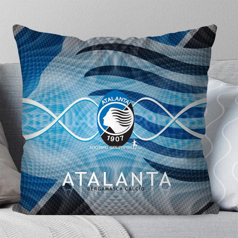 A-Atalanta B-Bergamasca Calcio Pillow Case Square Pillow Bedroom Sofa Leisure Comfort Cushion Living Room Home Decoration 40X40
