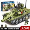 Type 86 Tracked Infantry Fighting Tank Vehicle Children 'S  Military Blocks Take Two Infantry Soldiers Boy Block Toy NO BOX