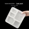 Disposable 5-Compartment Meal Box
