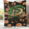 Anime D-Dragon Ball Game Cartoon Flannel Blanket,Ultra Soft Warm Plush Throw for Home Bedroom Bed Sofa Cover Office Camping